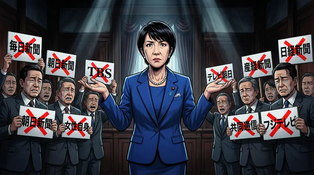 高市総理とマスゴミ