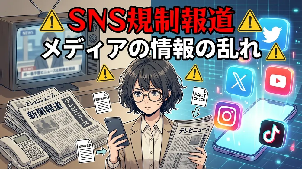 SNS規制報道